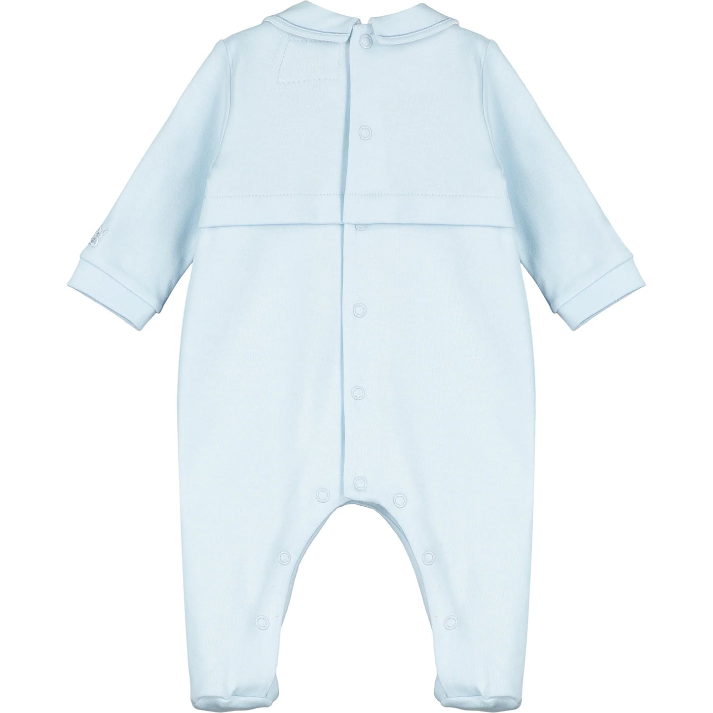 Emile et Rose Baby Boy's Pale Blue Smart Babygrow