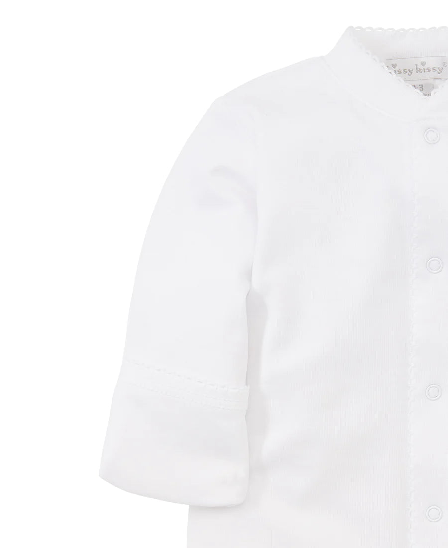 Kissy Kissy Newborn Baby Unisex White Babygrow & Hat