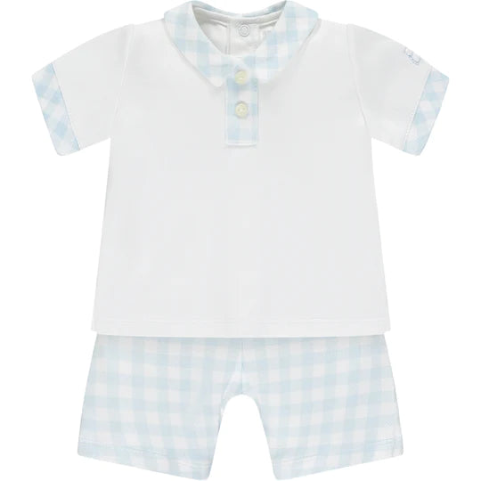 Emile et Rose Baby Boy's Smart Summer Top & Shorts Outfit