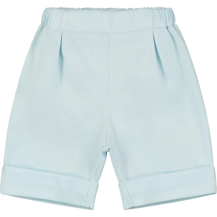 Emile et Rose Baby Boy's Smart Summer Pale Blue Top & Shorts Outfit