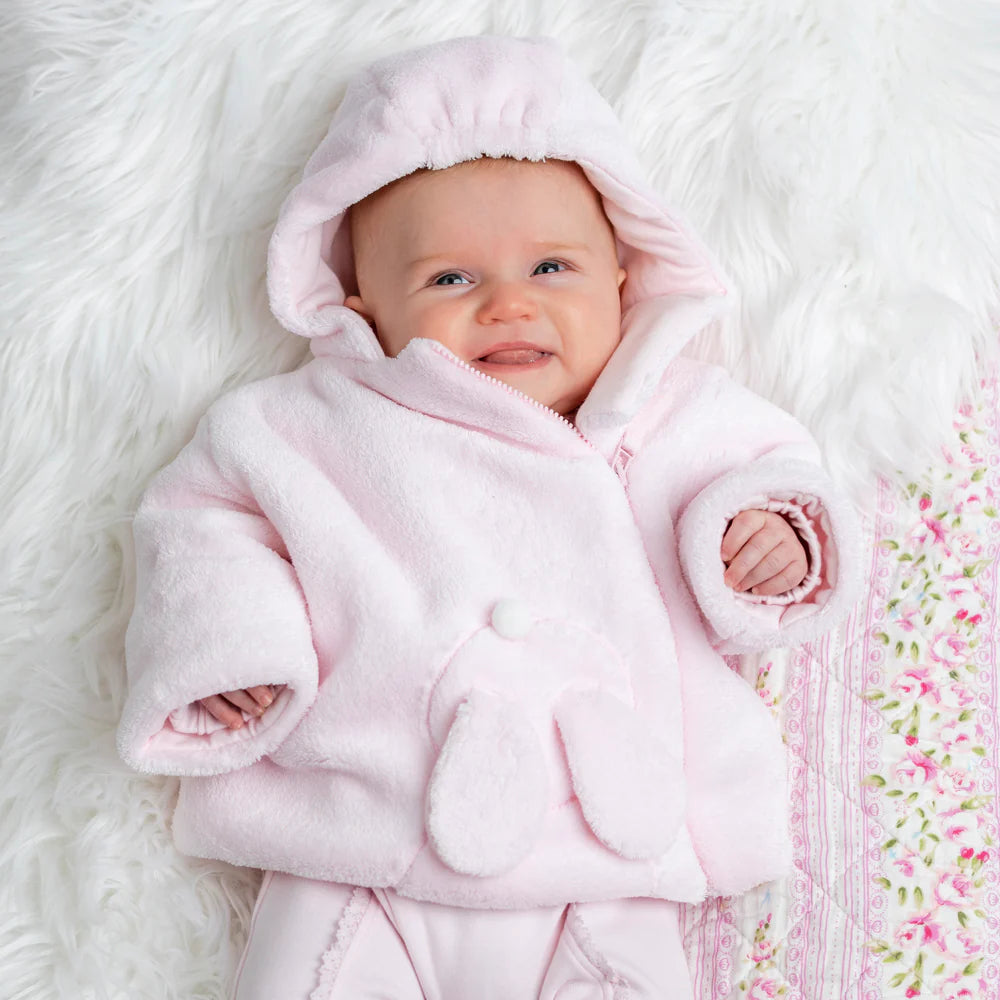 Pink baby sale coat