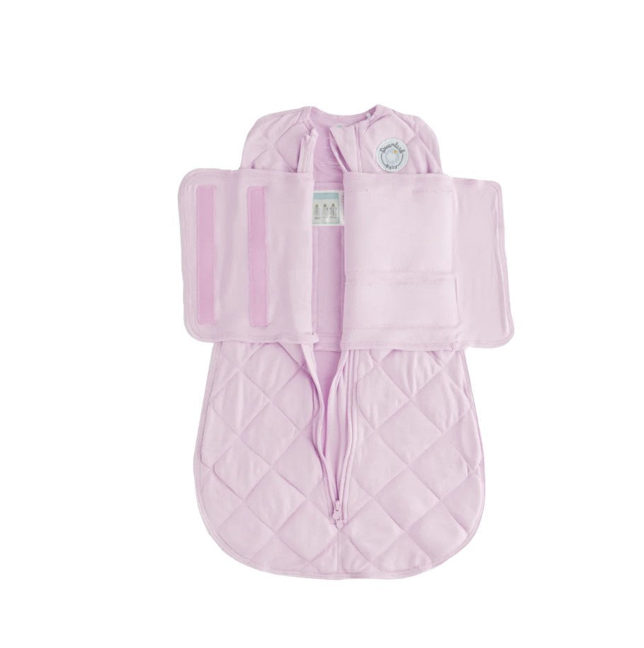 Dreamland Weighted Unisex Baby Girl Lavender Blush Bamboo Sleep Swaddle