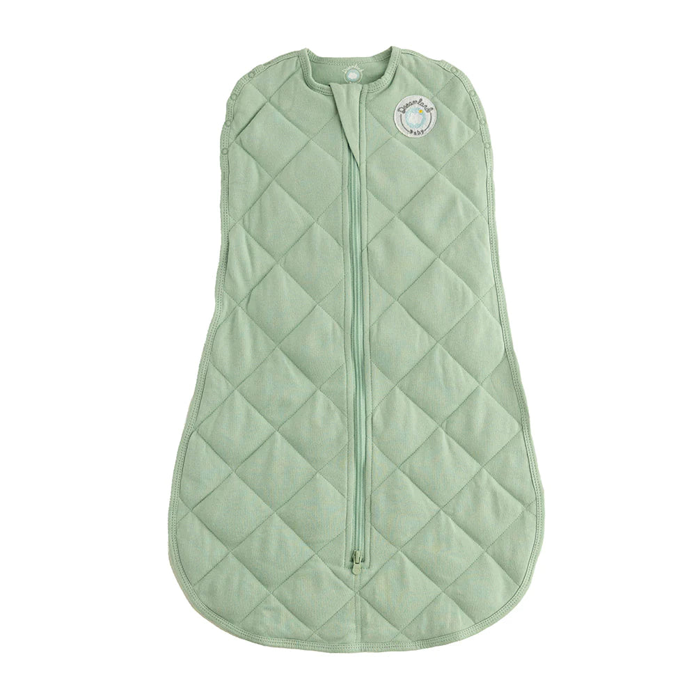 Dreamland Weighted Sage Green Baby Sleep Swaddle