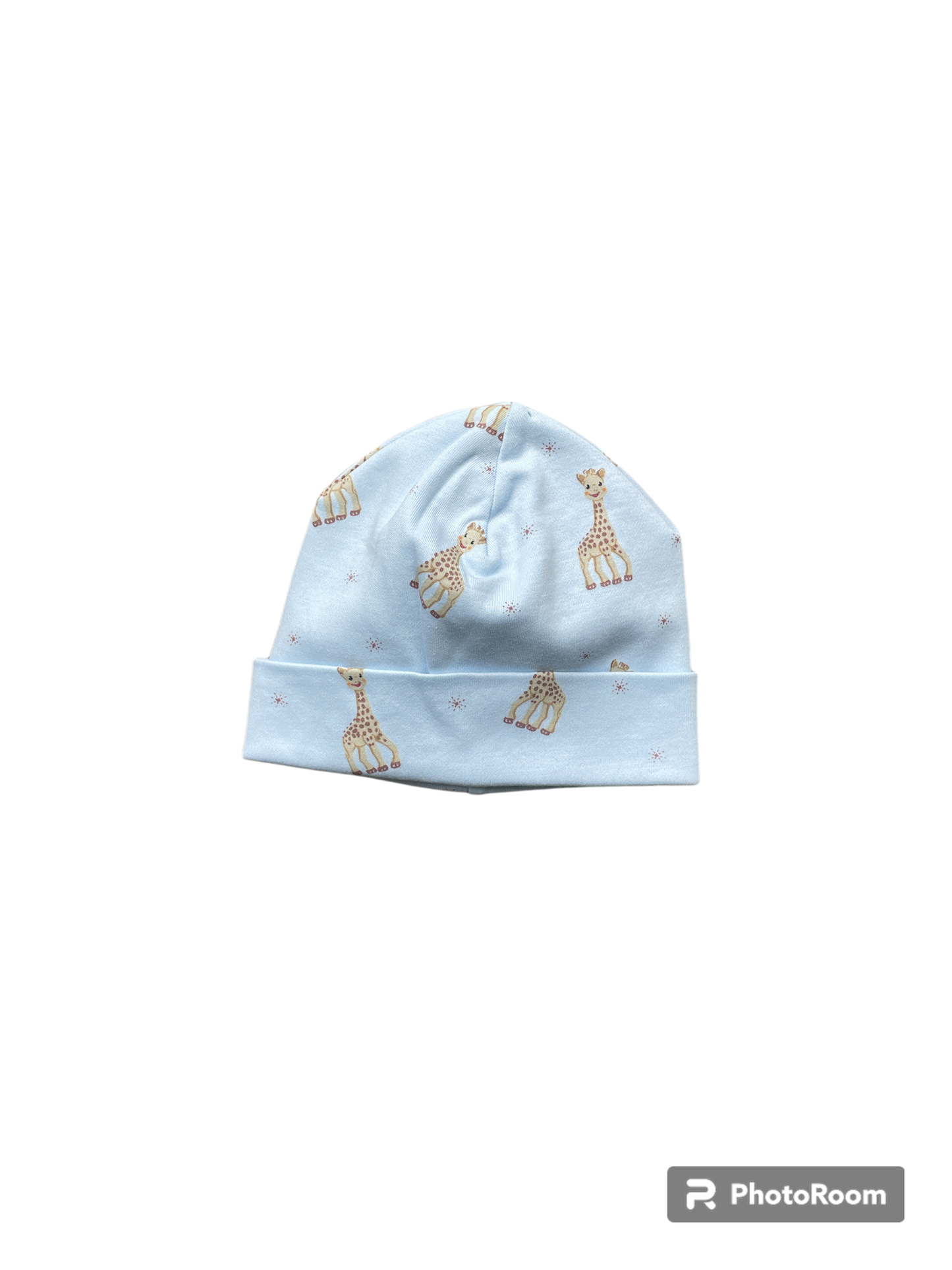 Kissy Kissy Prem Baby Boy's Blue Sophie La Giraffe Babygrow and Hat
