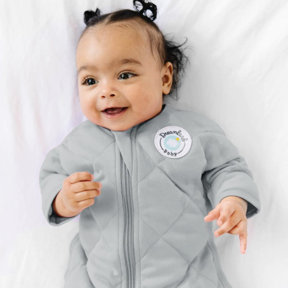 Dreamland Weighted Unisex Moon Grey Transition Sleep Swaddle With Sleeves