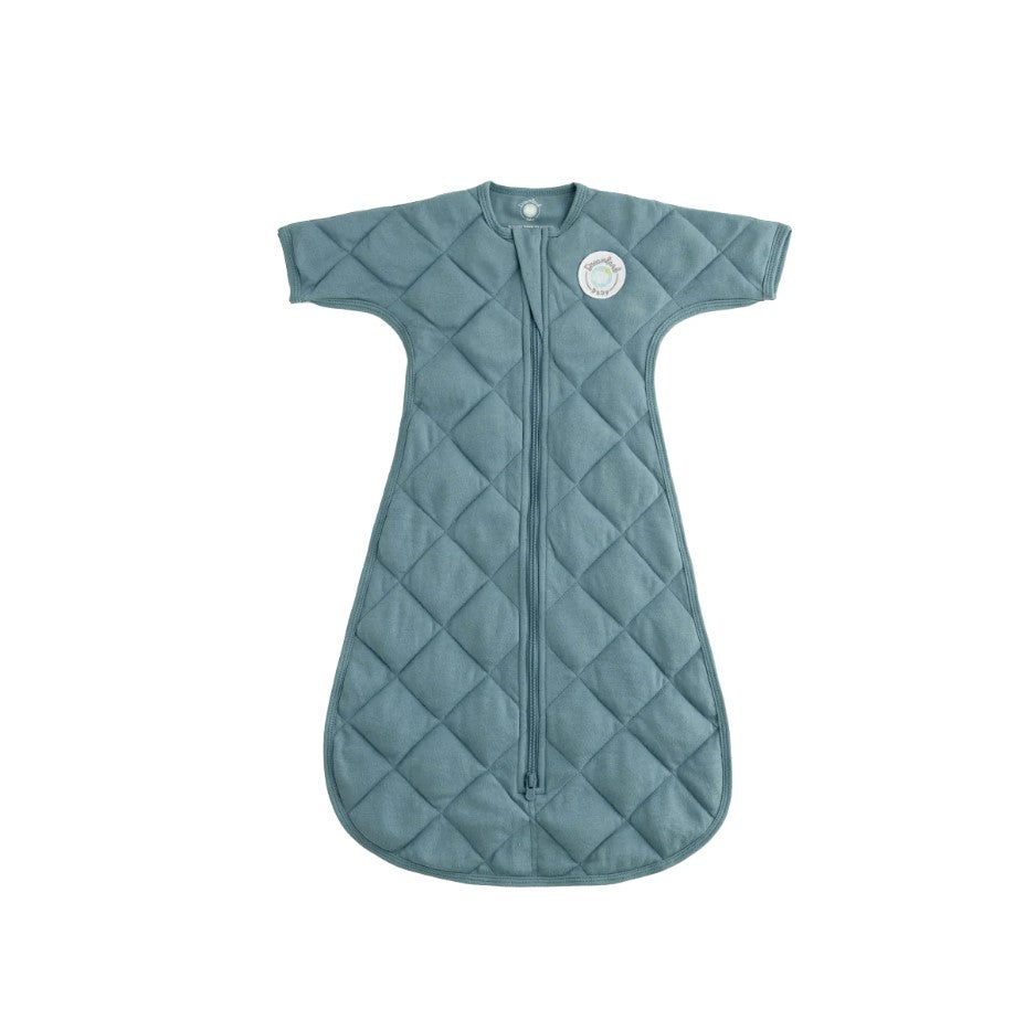 Dreamland Weighted Ocean Blue Baby Boys Transition Sleep Swaddle With Sleeves