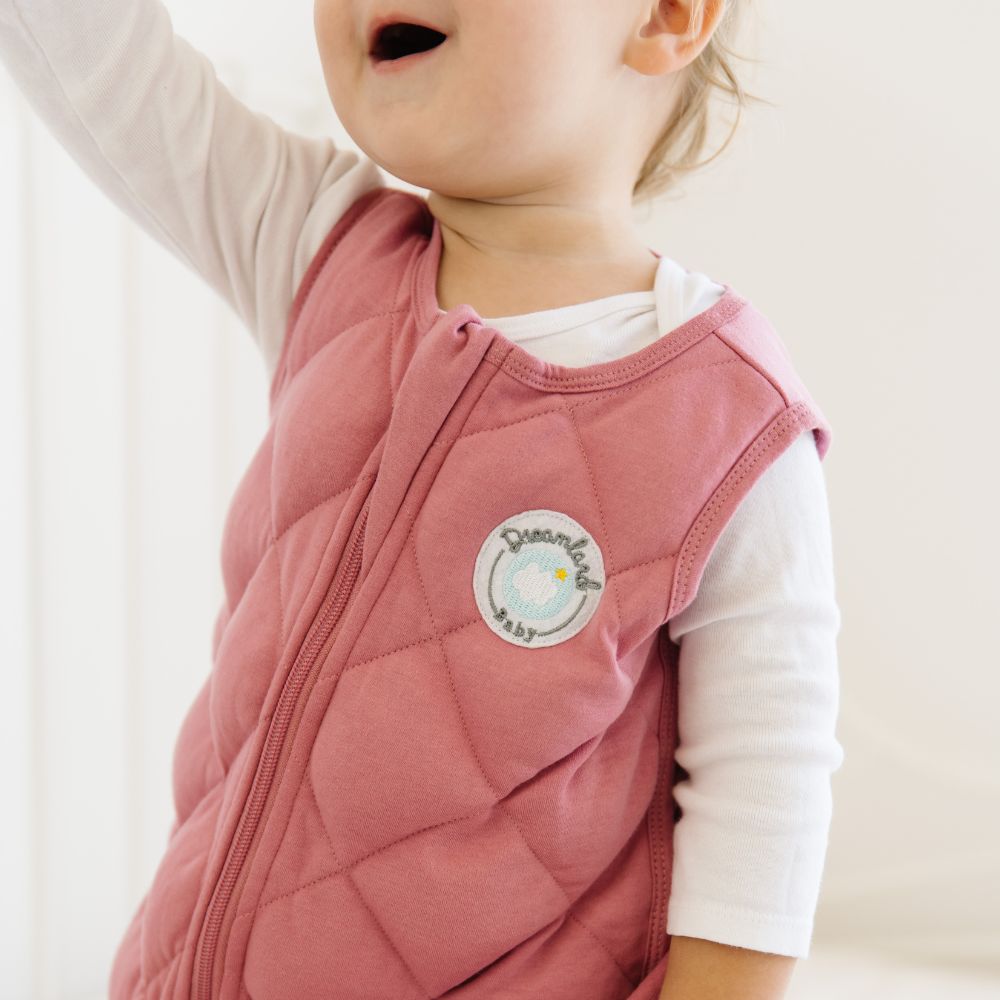 Dreamland Weighted Baby Girls Dusty Rose Pink Sleeping Bag
