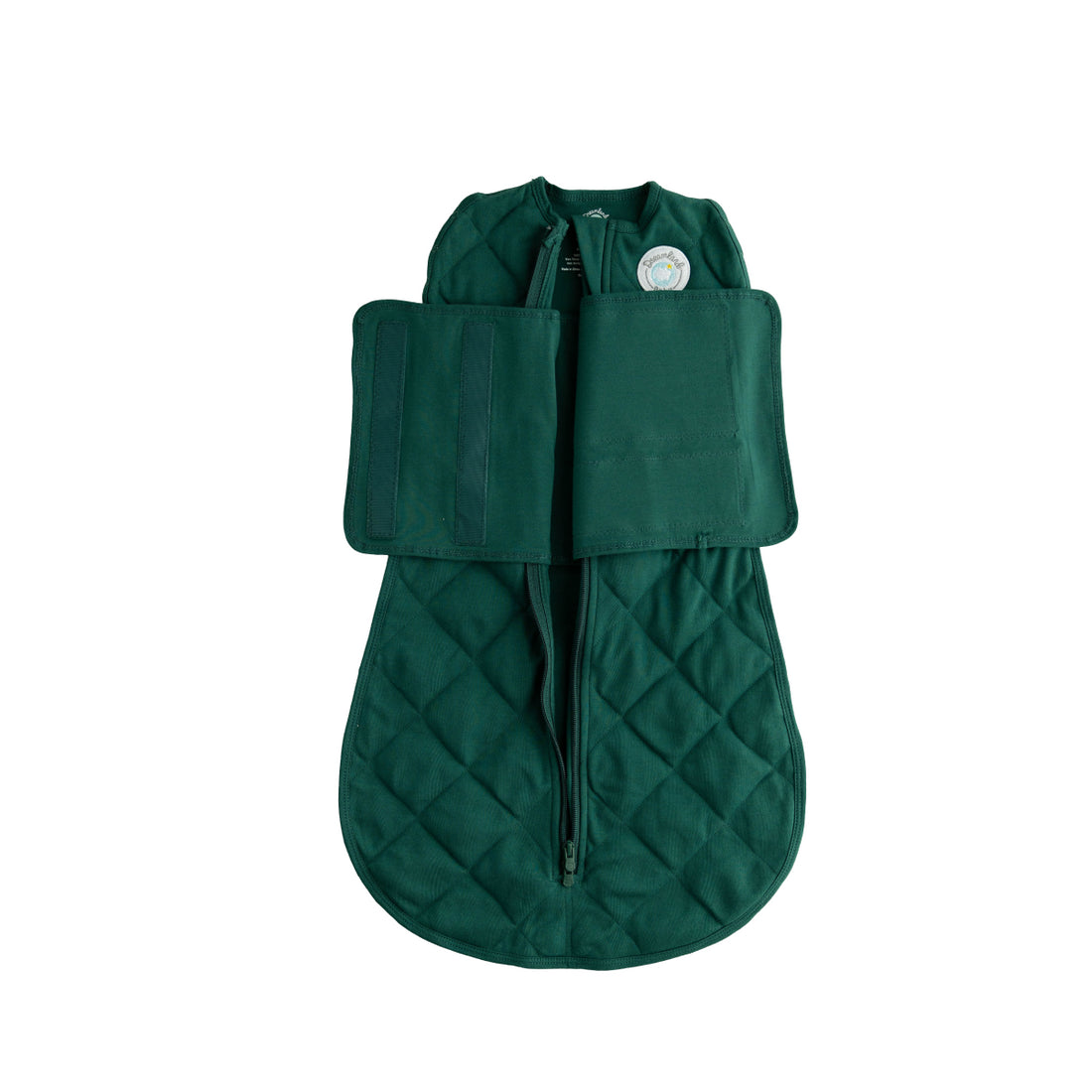 Dreamland Weighted Forest Green Baby Sleep Swaddle