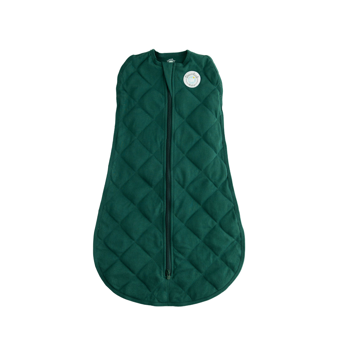 Dreamland Weighted Forest Green Baby Sleep Swaddle