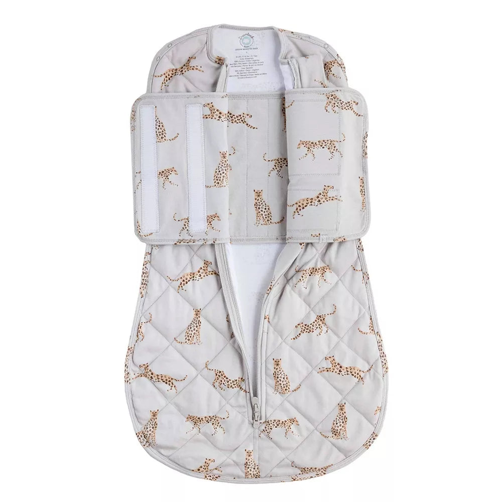 Dreamland Weighted Unisex Leopard Baby Sleep Swaddle