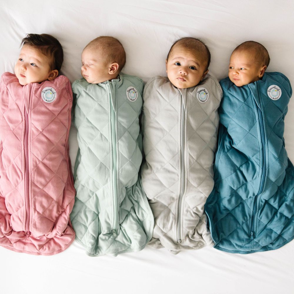 Dreamland Weighted Misty Mauve Baby Girls Sleep Swaddle