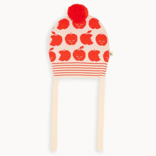 The Bonnie Mob Unisex Baby Red Apple Knitted Hat