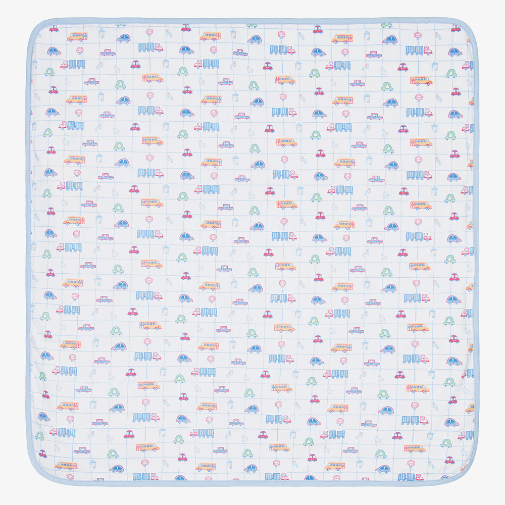Kissy Kissy Baby Boy's Round About Town Blanket