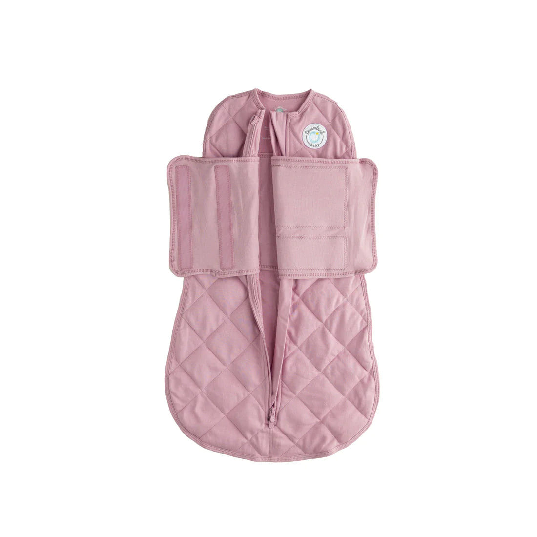 Dreamland Weighted Baby Girls Dusty Rose Pink Sleep Swaddle