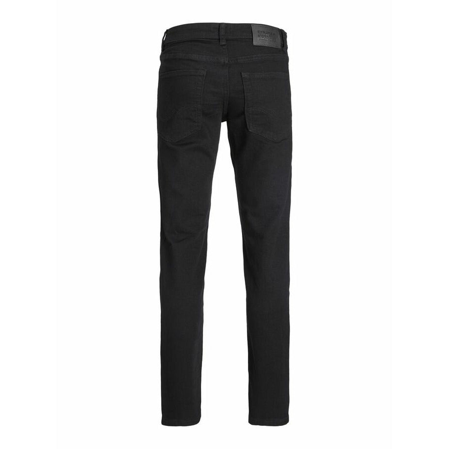 Jack & Jones Boy's Black Denim Slim Fit Jeans