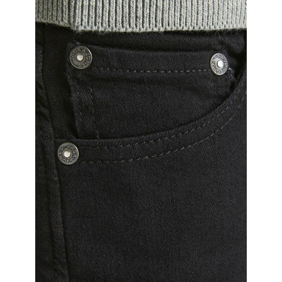 Jack & Jones Boy's Black Denim Slim Fit Jeans