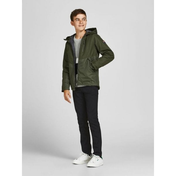 Jack & Jones Boy's Black Denim Slim Fit Jeans