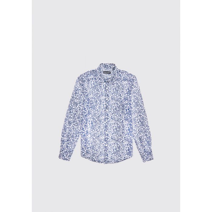 Antony Morato Navy & White Floral Print Shirt