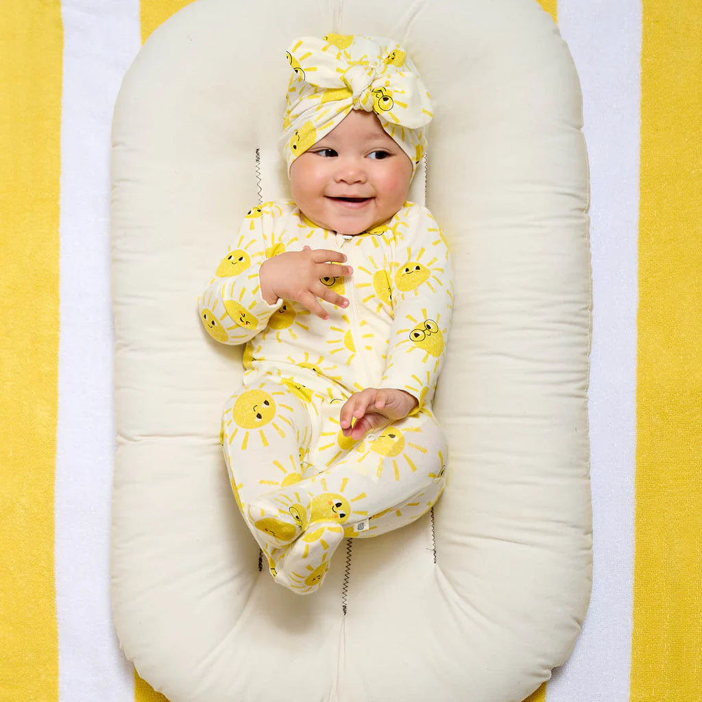 The Bonnie Mob Unisex Baby Sunshine Footed Babygrow