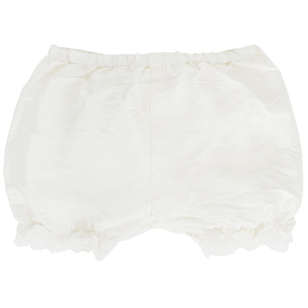 Little Darlings Baby Girl's Ivory Silk Christening Dress, Bloomers & Bonnet