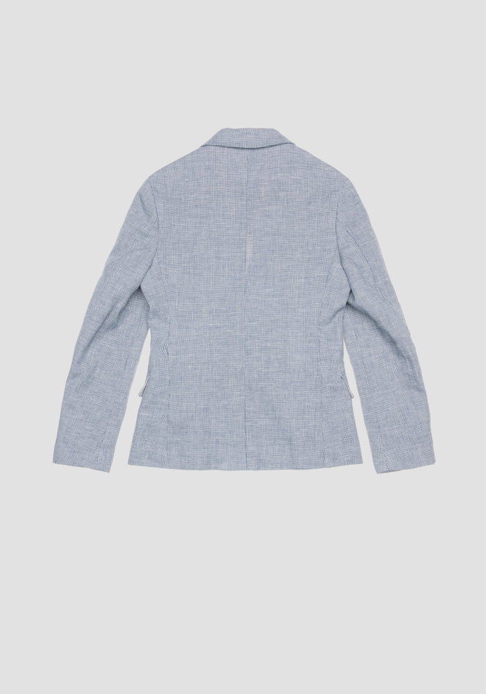 Antony Morato Boy's Navy And White Blazer Jacket