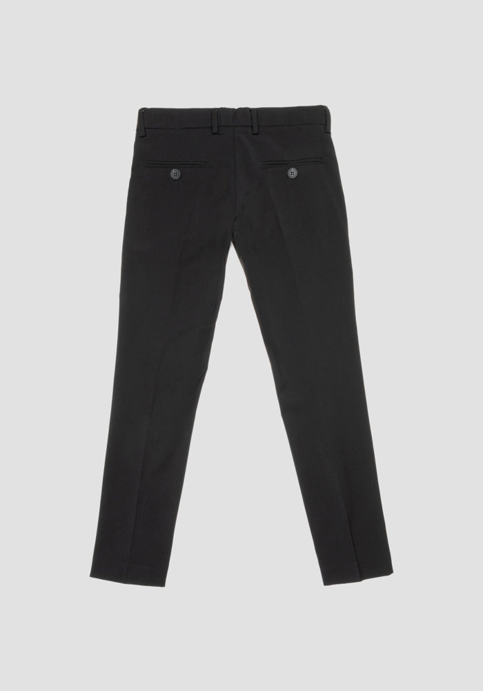 Antony Morato Black Regular Fit Smart Trousers