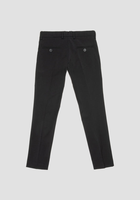 Antony Morato Black Regular Fit Smart Trousers