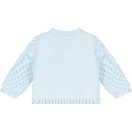 Emile et Rose Baby Boy's Pale Blue Knit Cardigan