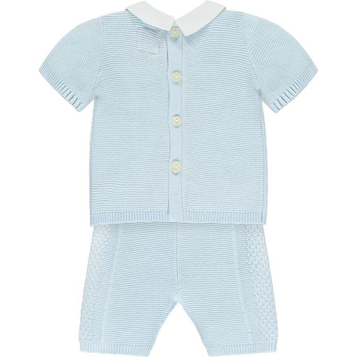 Button Down Back of Outfit and Pull On Elasticated Waist Shorts