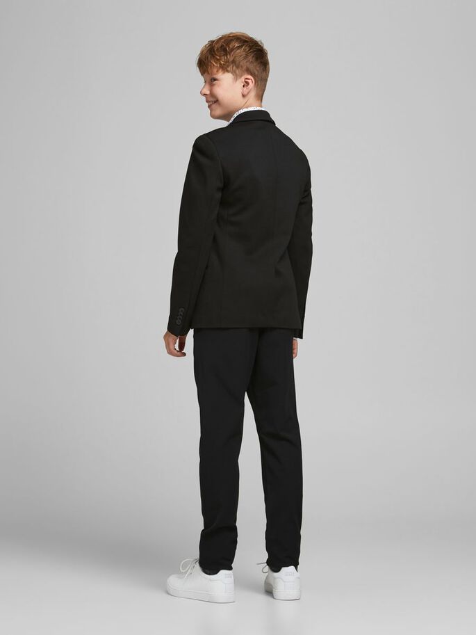 Jack and Jones boy's single breasted black blazer