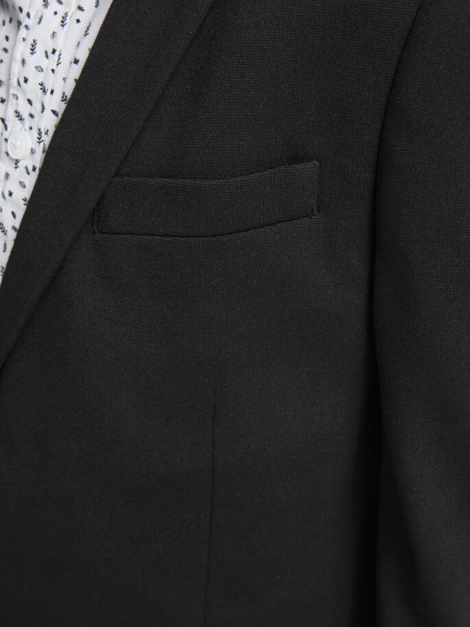 Jack & Jones Boy's Black Jersey Slim Fit Blazer