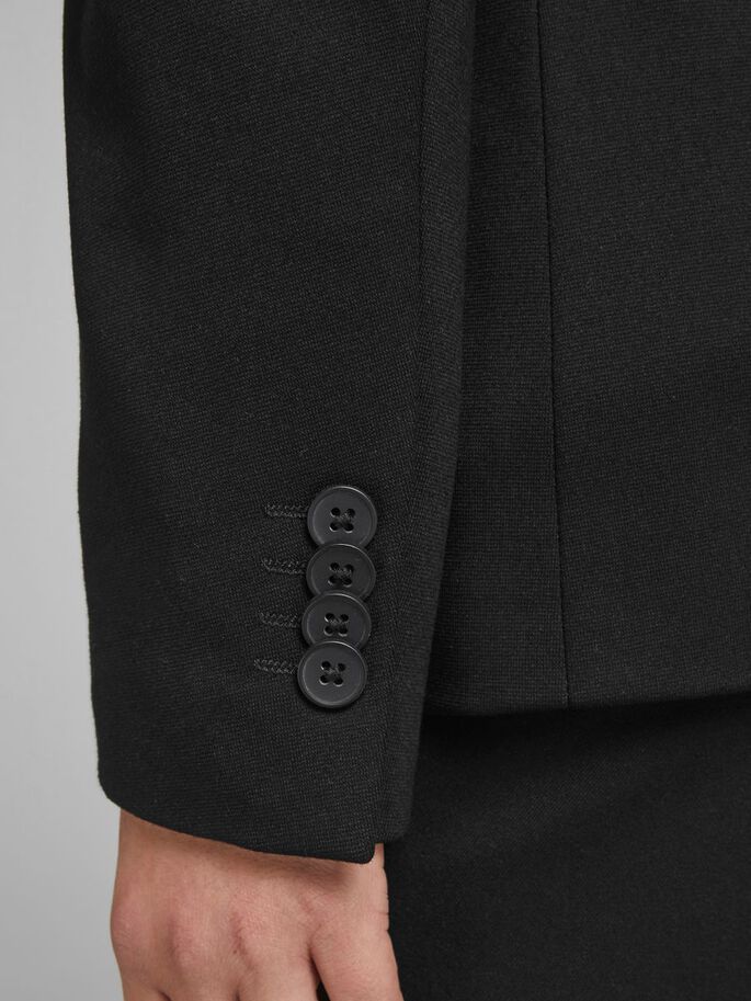 Jack & Jones Boy's Black Jersey Slim Fit Blazer