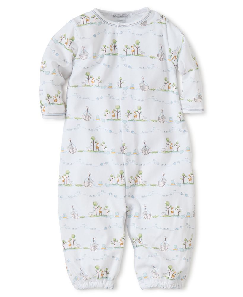 Kissy Kissy Baby Boy's Noah Print 2 in 1 Converter Gown