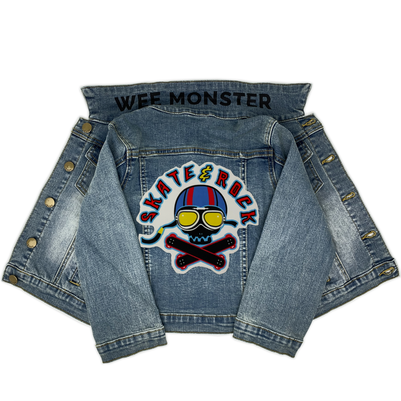 Wee Monster Boy's Skate & Rock Denim Jacket