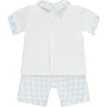 Emile et Rose Baby Boy's Smart Summer Top & Shorts Outfit