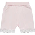 Emile et Rose Baby Girls Pale Pink Short Sleeve Knit Top & Short Outfit