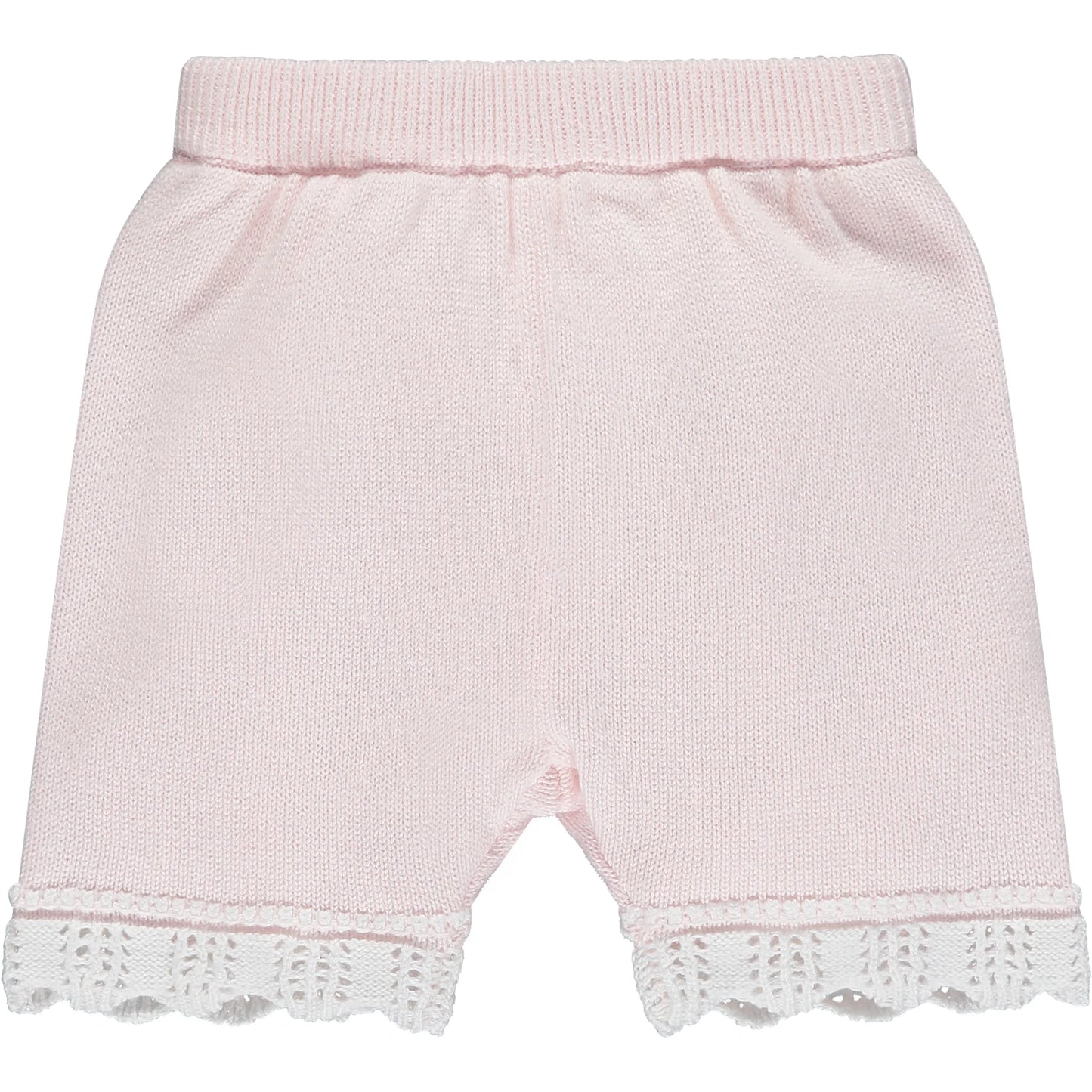 Emile et Rose Baby Girls Pale Pink Short Sleeve Knit Top & Short Outfit