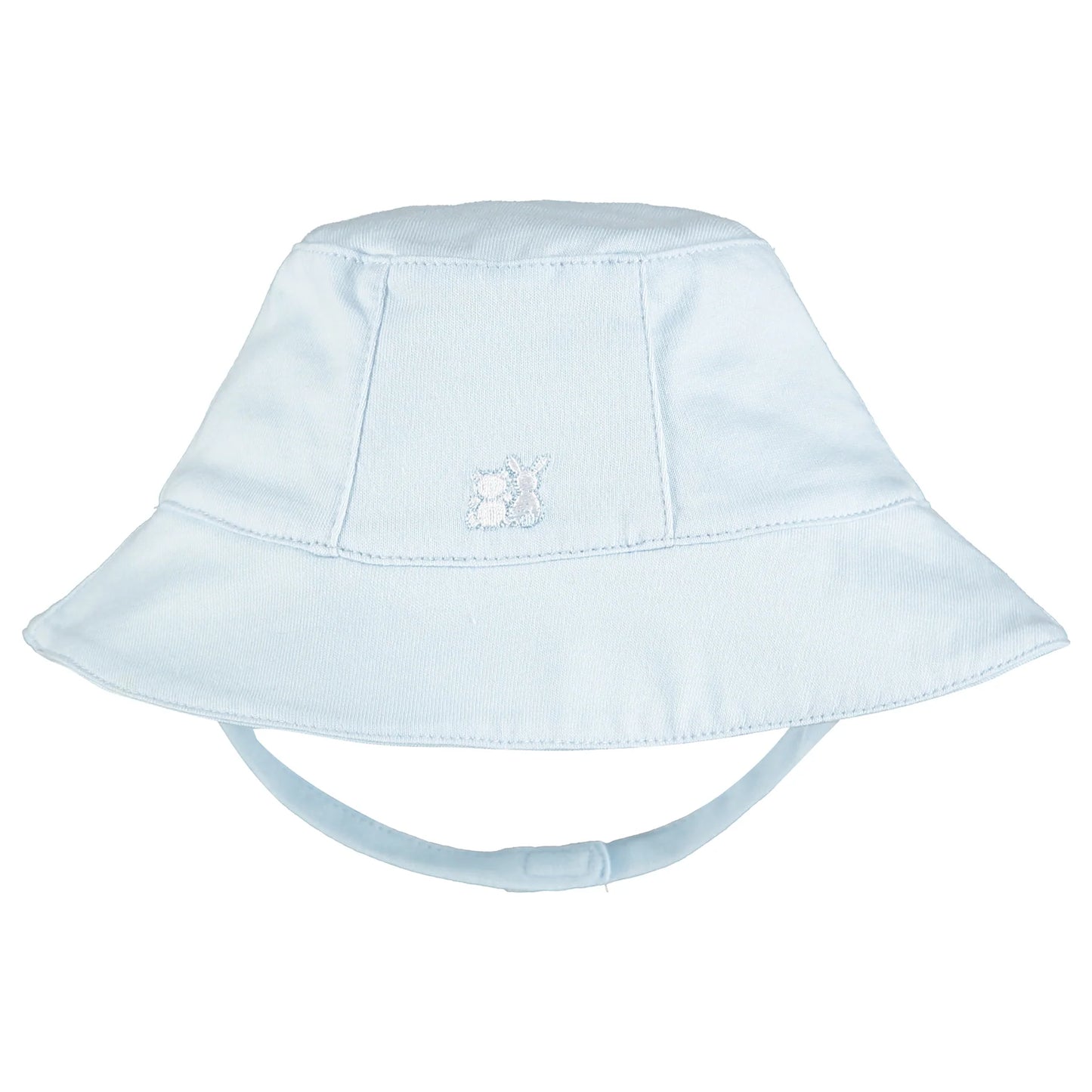 Emile et Rose Baby Boy's Pale Blue Embroidered Short Romper & Hat