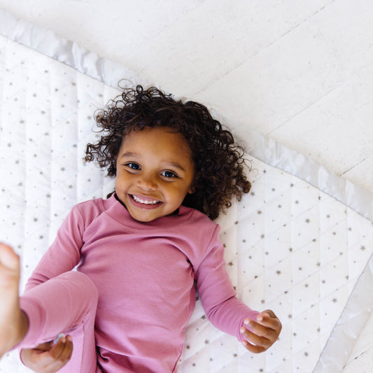 Dreamland Unisex Grey Star Toddler Weighted Blanket