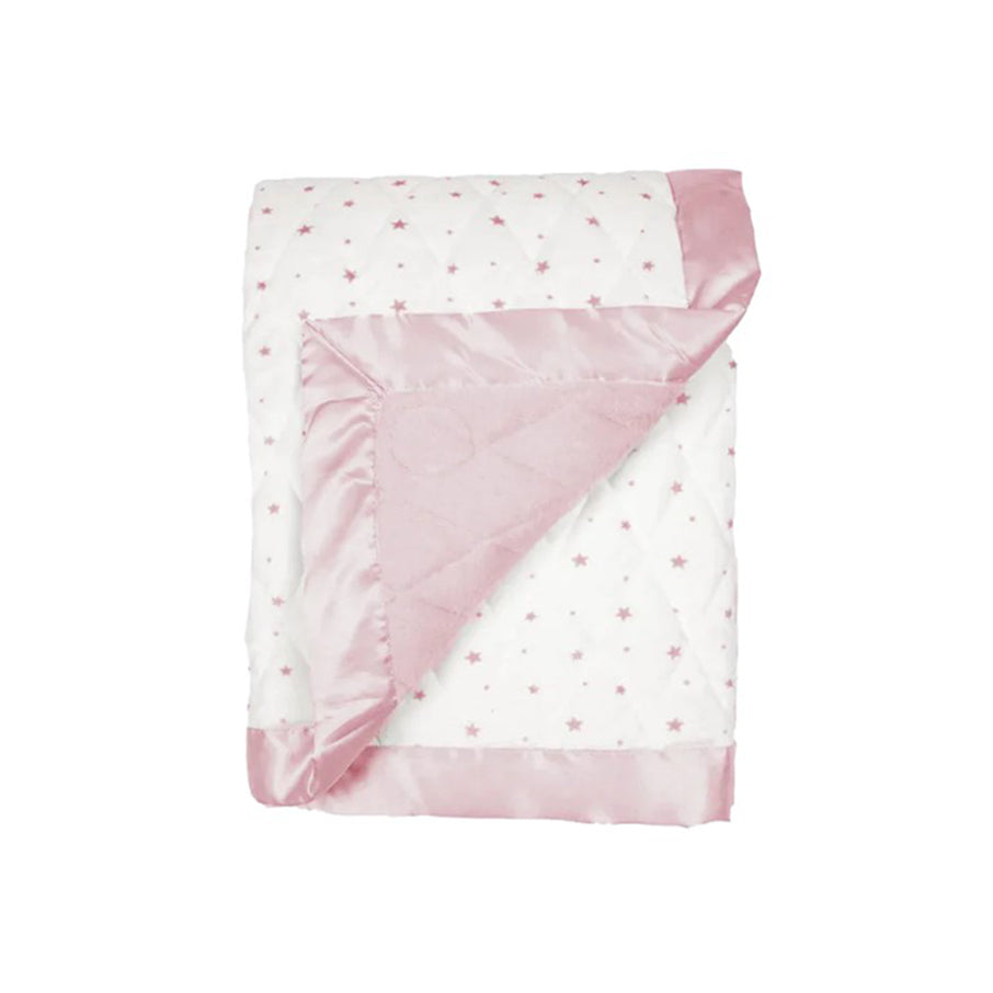 Dreamland Baby Girls Ballerina Pink Star Weighted Blanket