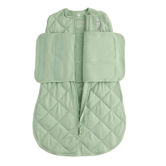 Dreamland Weighted Sage Green Baby Sleep Swaddle