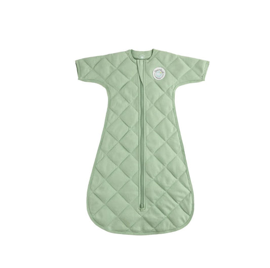 Dreamland Weighted Unisex Sage Green Transition Sleep Swaddle With Sleeves