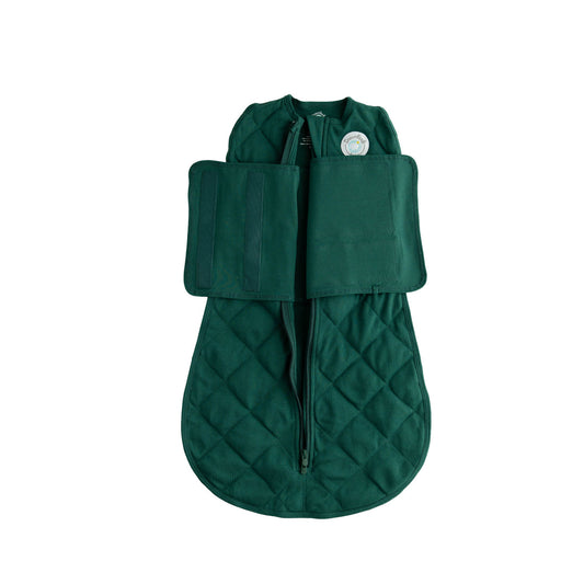 Dreamland Weighted Forest Green Baby Sleep Swaddle