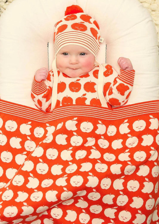 The Bonnie Mob Apple Knitted Blanket