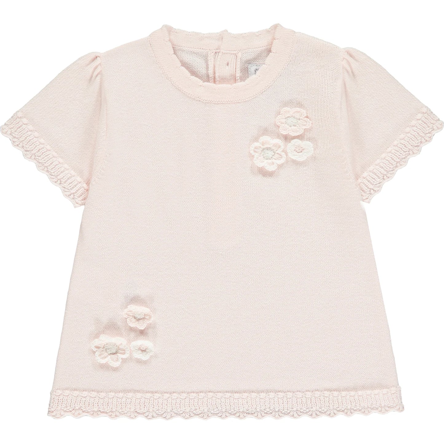 Emile et Rose Baby Girl's Pale Pink Knitted Summer Outfit