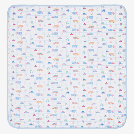 Kissy Kissy Baby Boy's Round About Town Blanket