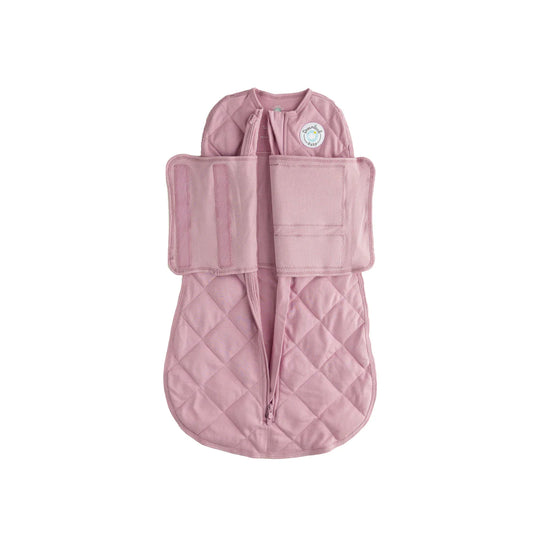 Dreamland Weighted Baby Girls Dusty Rose Pink Sleep Swaddle