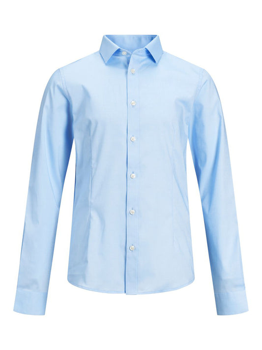 Jack & Jones Boy's Blue Long Sleeve Parma Shirt