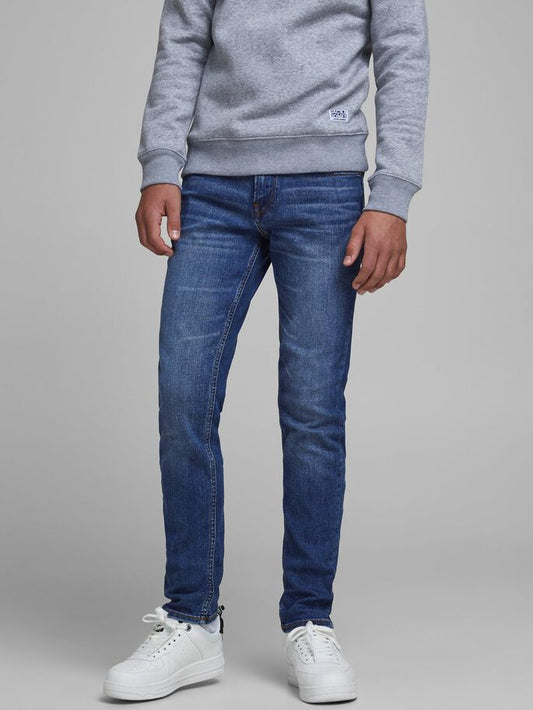 Jack & Jones Boys Medium Blue Denim Slim Fit Jeans