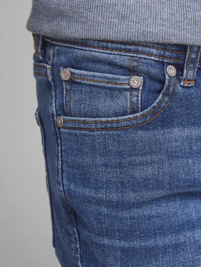 Jack & Jones Boys Medium Blue Denim Slim Fit Jeans